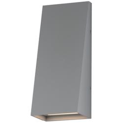 Maxim Pathfinder 12" High Silver Tall LED Wall Sconce - 5CCT