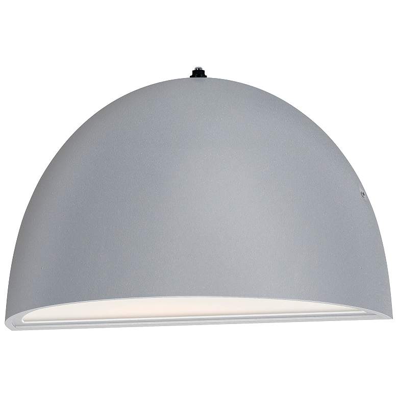 Image 1 Maxim Pathfinder 4 1/2" High Silver LED Outdoor Wall Light