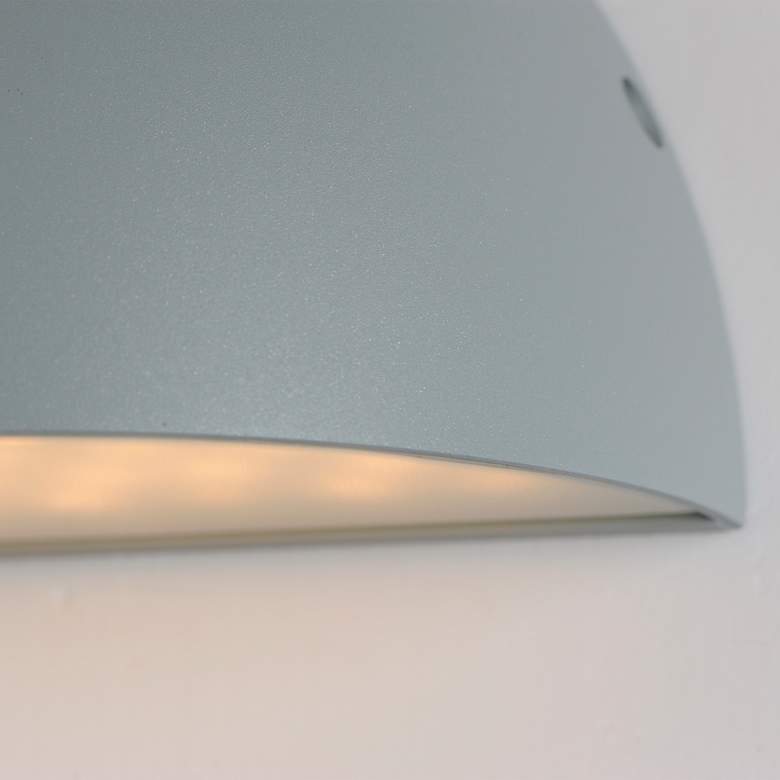 Image 3 Maxim Pathfinder 4 1/2" High Silver LED Outdoor Wall Light more views