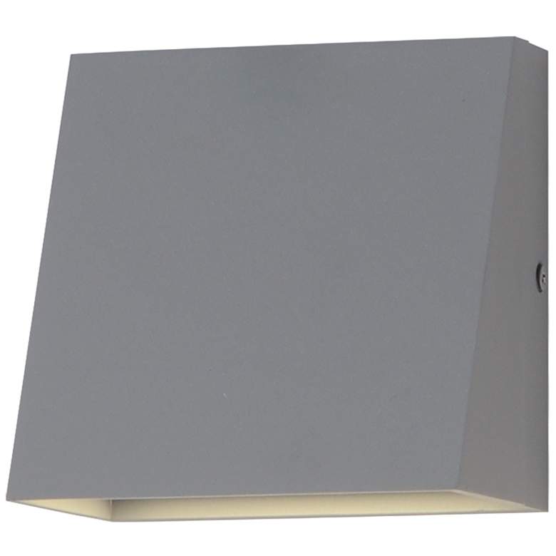 Image 2 Maxim Pathfinder 5 1/2" Silver LED Outdoor Wall Sconce - 5CCT