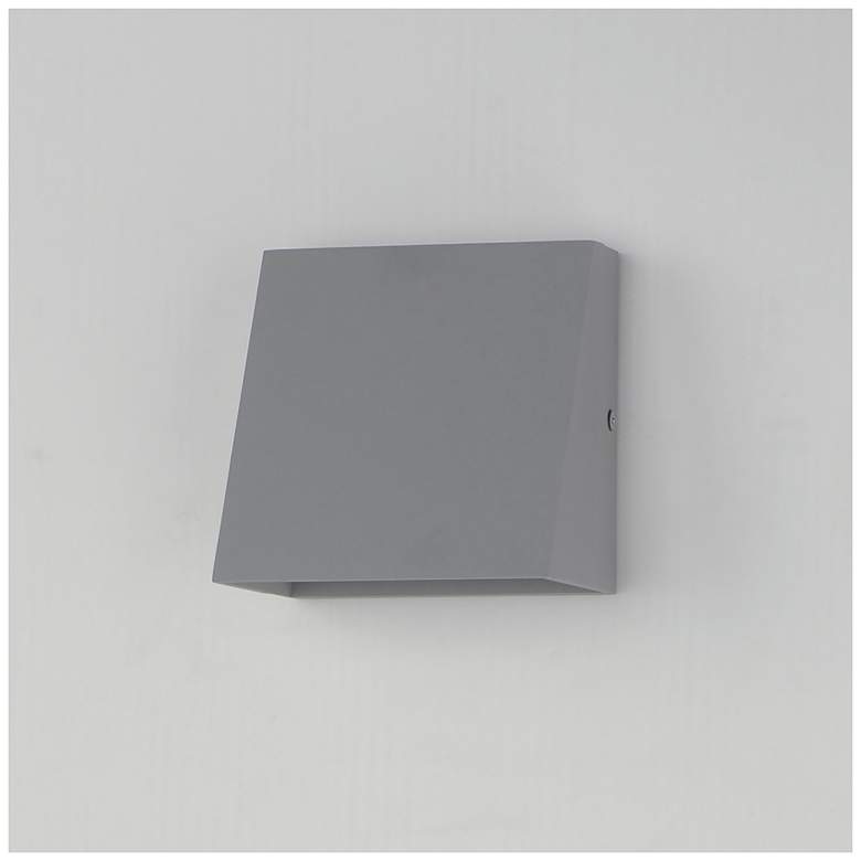 Image 5 Maxim Pathfinder 5 1/2" Silver LED Outdoor Wall Sconce - 5CCT more views