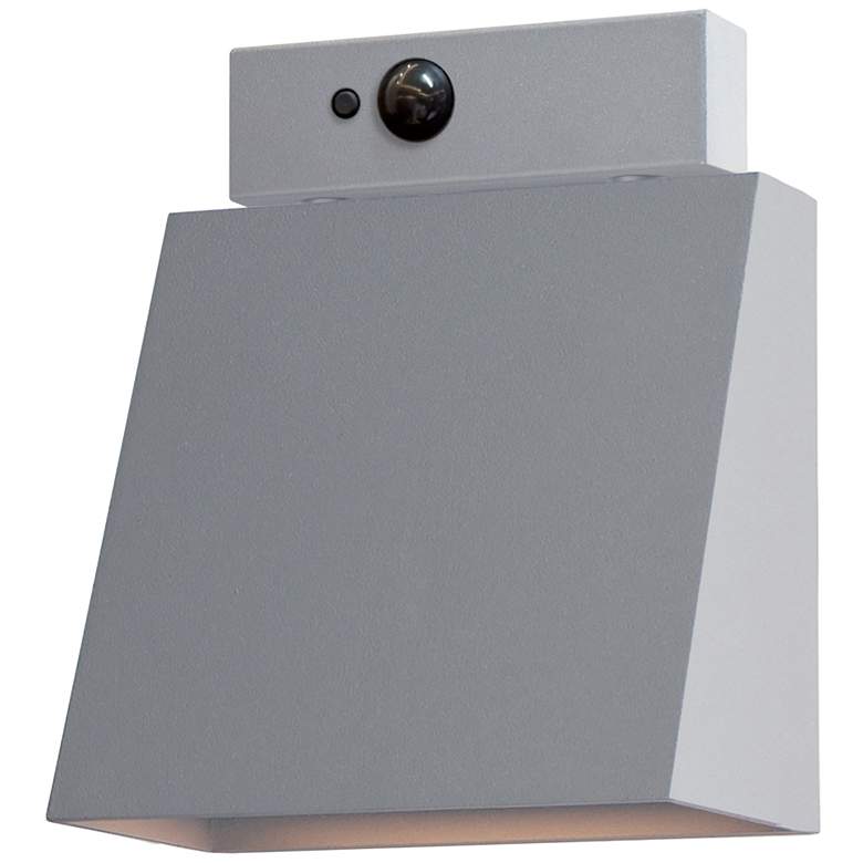 Image 1 Maxim Pathfinder 7" Silver LED Outdoor Sconce W/ MSP