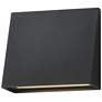 2_Maxim Pathfinder 8" High Black Large LED Outdoor Wall Sconce - 5CCT