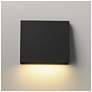 4_Maxim Pathfinder 8" High Black Large LED Outdoor Wall Sconce - 5CCT more views