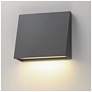 1_Maxim Pathfinder 8" High Bronze Large LED Outdoor Wall Sconce - 5CCT