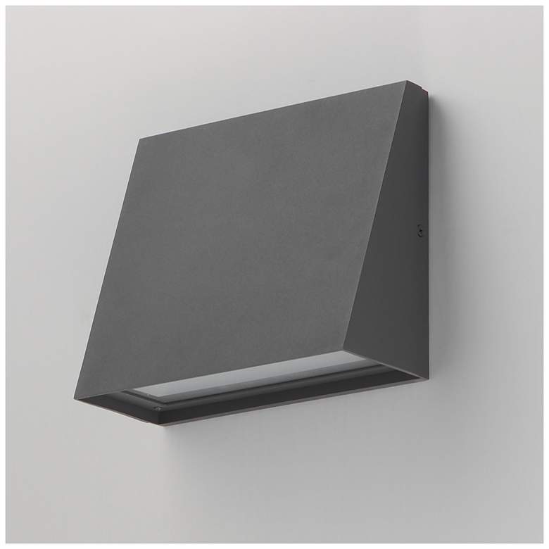 Image 5 Maxim Pathfinder 8" High Bronze Large LED Outdoor Wall Sconce - 5CCT more views