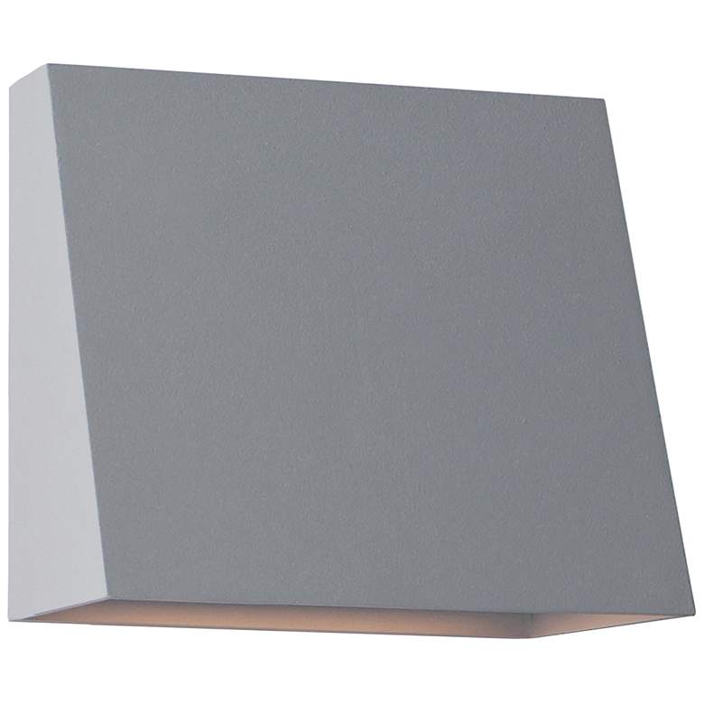 Image 1 Maxim Pathfinder 8" Silver Large LED Outdoor Sconce