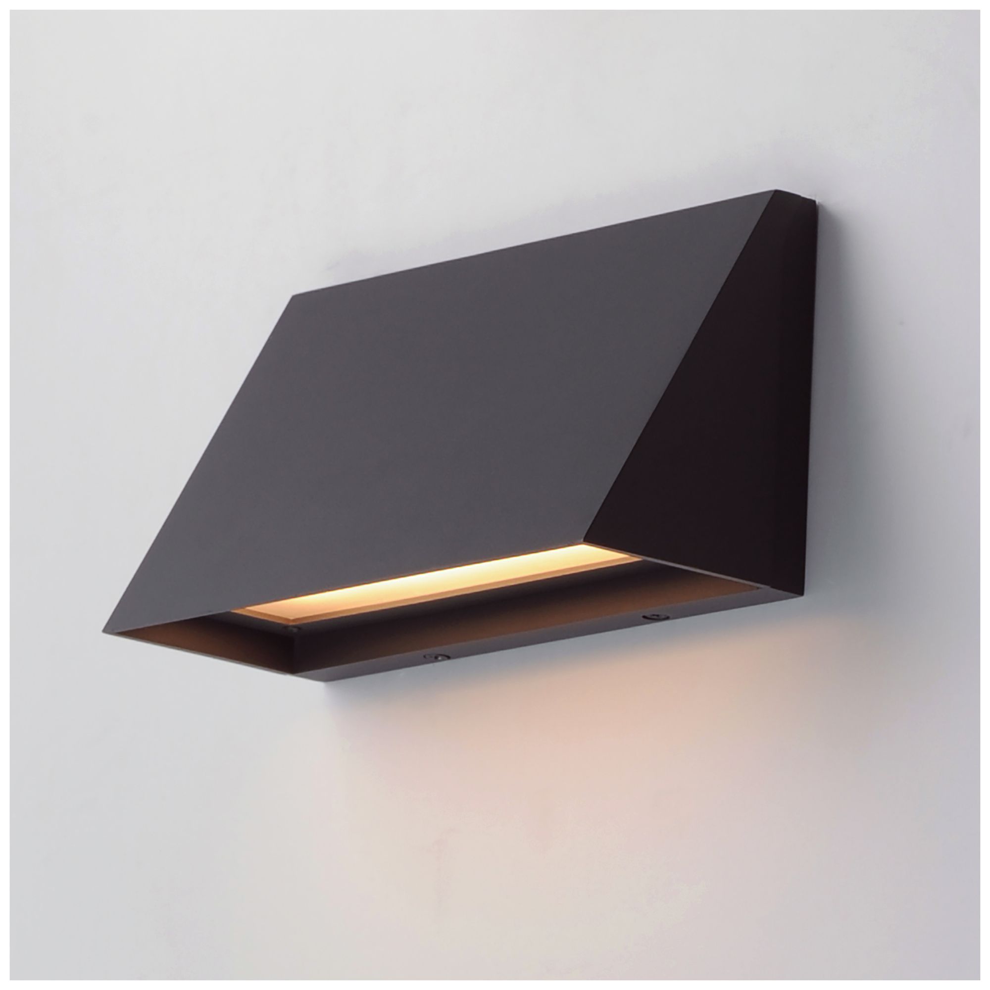 Image 2 Maxim Pathfinder 9" Wide Architectural Bronze LED Wall Sconce - 5CCT more views