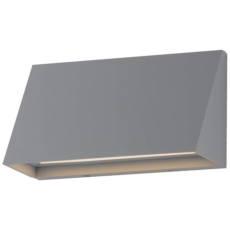 Image 1 Maxim Pathfinder 9" Wide Silver LED Wall Sconce - 5CCT