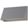 1_Maxim Pathfinder 9" Wide Silver LED Wall Sconce - 5CCT