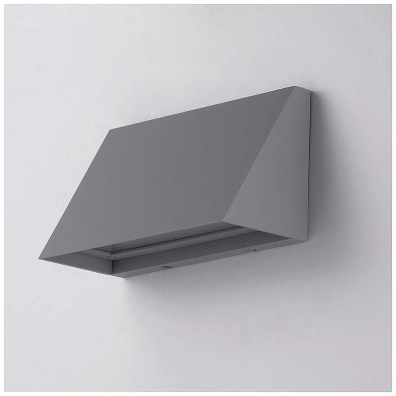 Image 2 Maxim Pathfinder 9" Wide Silver LED Wall Sconce - 5CCT more views