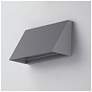 2_Maxim Pathfinder 9" Wide Silver LED Wall Sconce - 5CCT more views