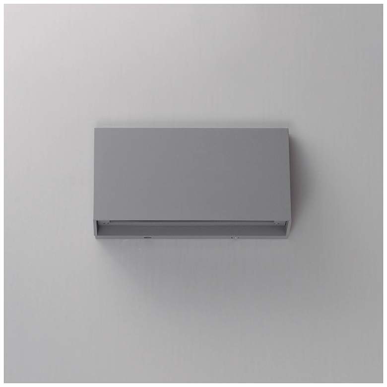 Image 4 Maxim Pathfinder 9" Wide Silver LED Wall Sconce - 5CCT more views