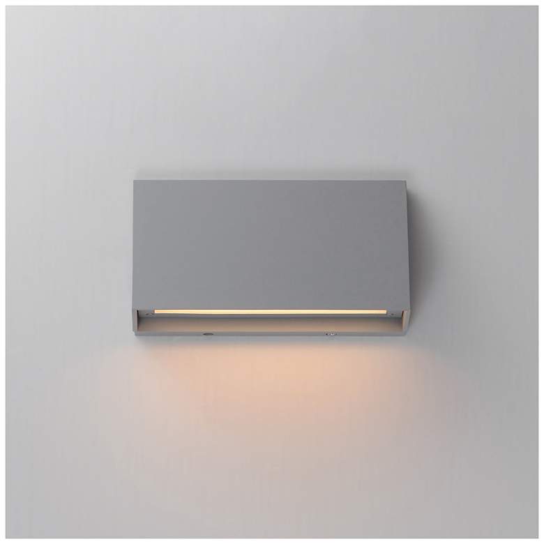Image 5 Maxim Pathfinder 9" Wide Silver LED Wall Sconce - 5CCT more views