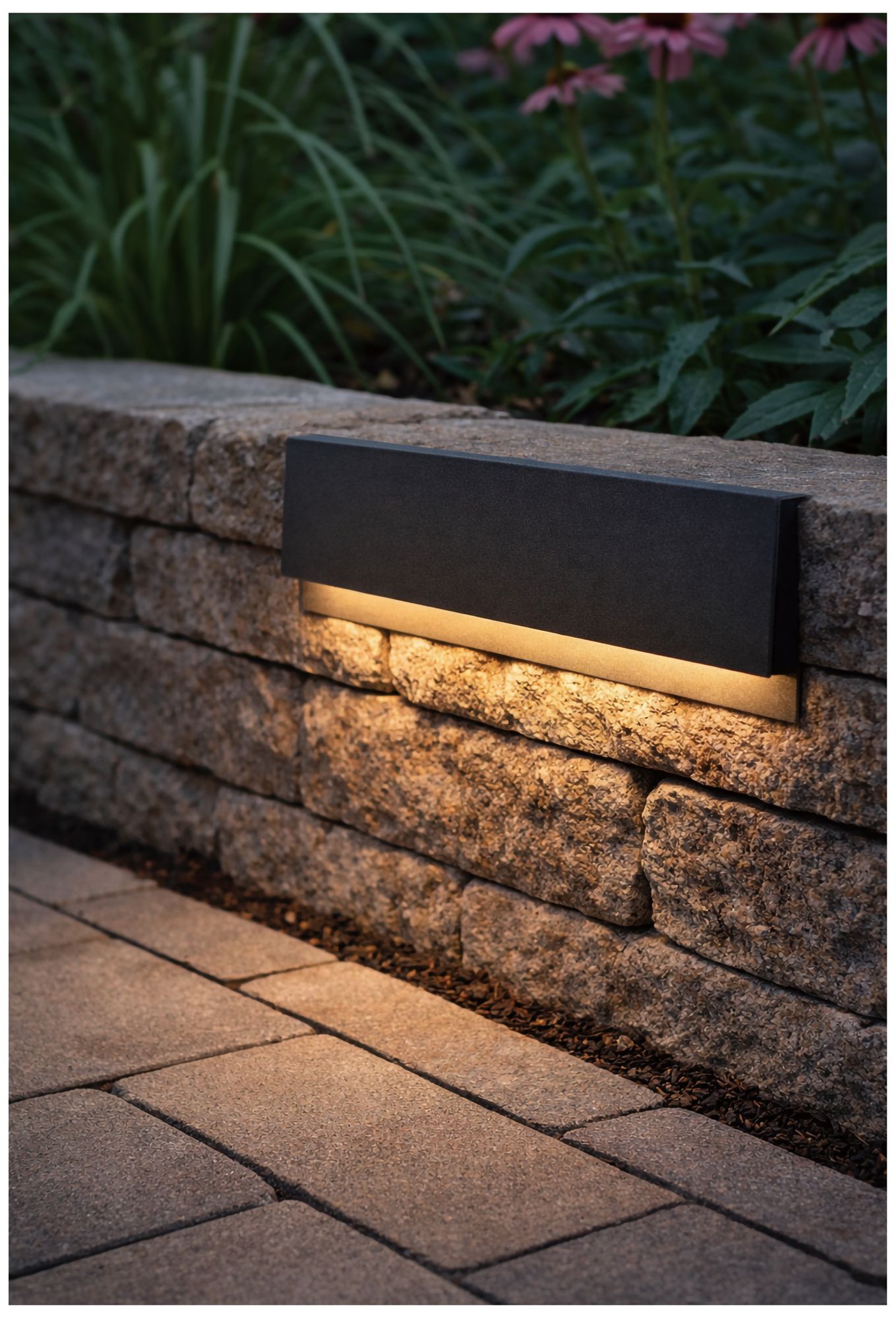 Image 3 Maxim Pathfinder 9" x 3 1/4" Black LED Step Light -3CCT Select more views