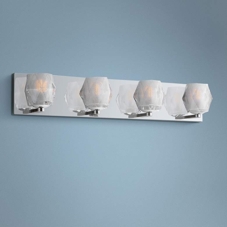 Image 1 Maxim Peak 26" Wide Polished Chrome 4-LED Bath Light