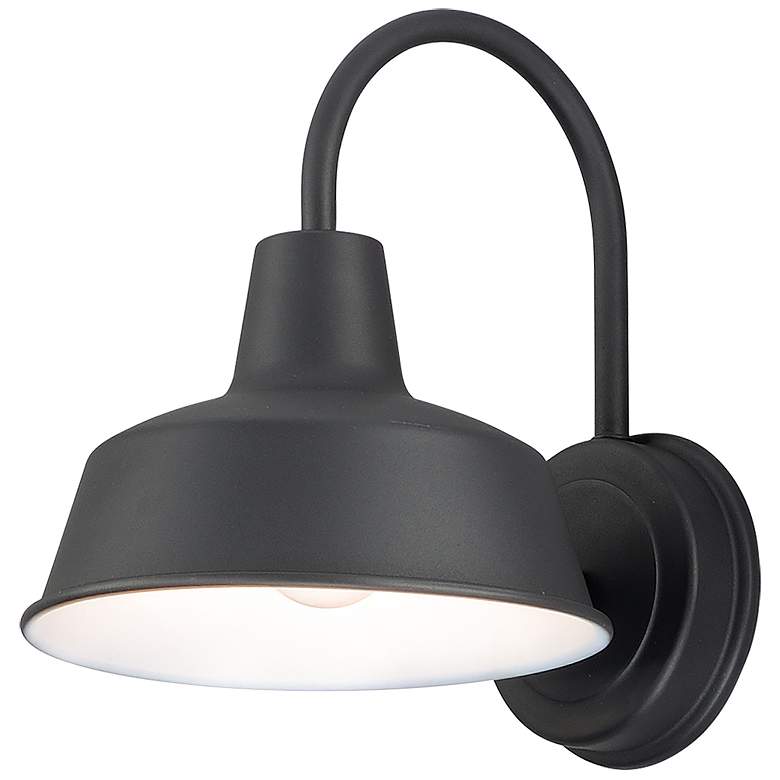 Image 2 Maxim Pier M 10 3/4" High Black Outdoor Wall Light