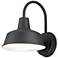 Maxim Pier M 10 3/4" High Black Outdoor Wall Light