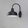 5_Maxim Pier M 10 3/4" High Black Outdoor Wall Light more views