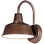 1_Maxim Pier M 10 3/4" High Empire Bronze Outdoor Wall Light