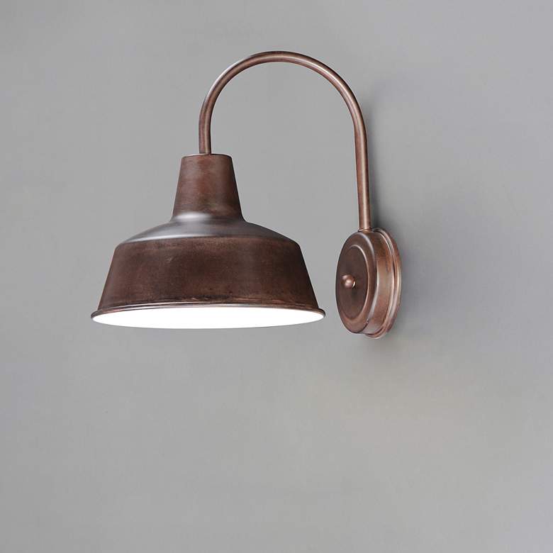 Image 6 Maxim Pier M 13 1/2" High Empire Bronze Outdoor Wall Light more views