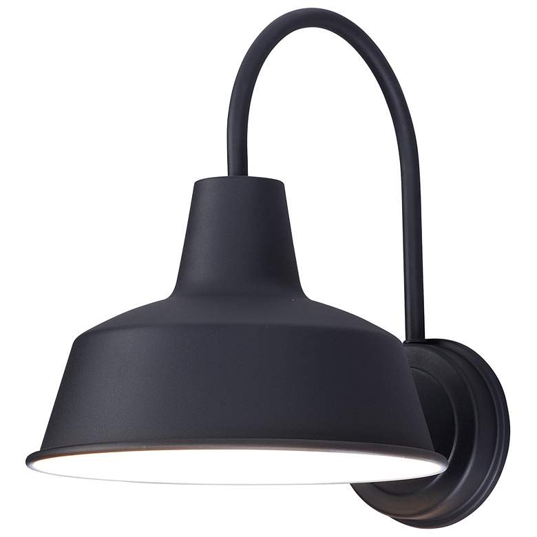 Image 1 Maxim Pier M 13 1/4 inch High Black Outdoor Wall Light