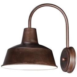 Maxim Pier M 13 1/4" High Empire Bronze Outdoor Wall Light