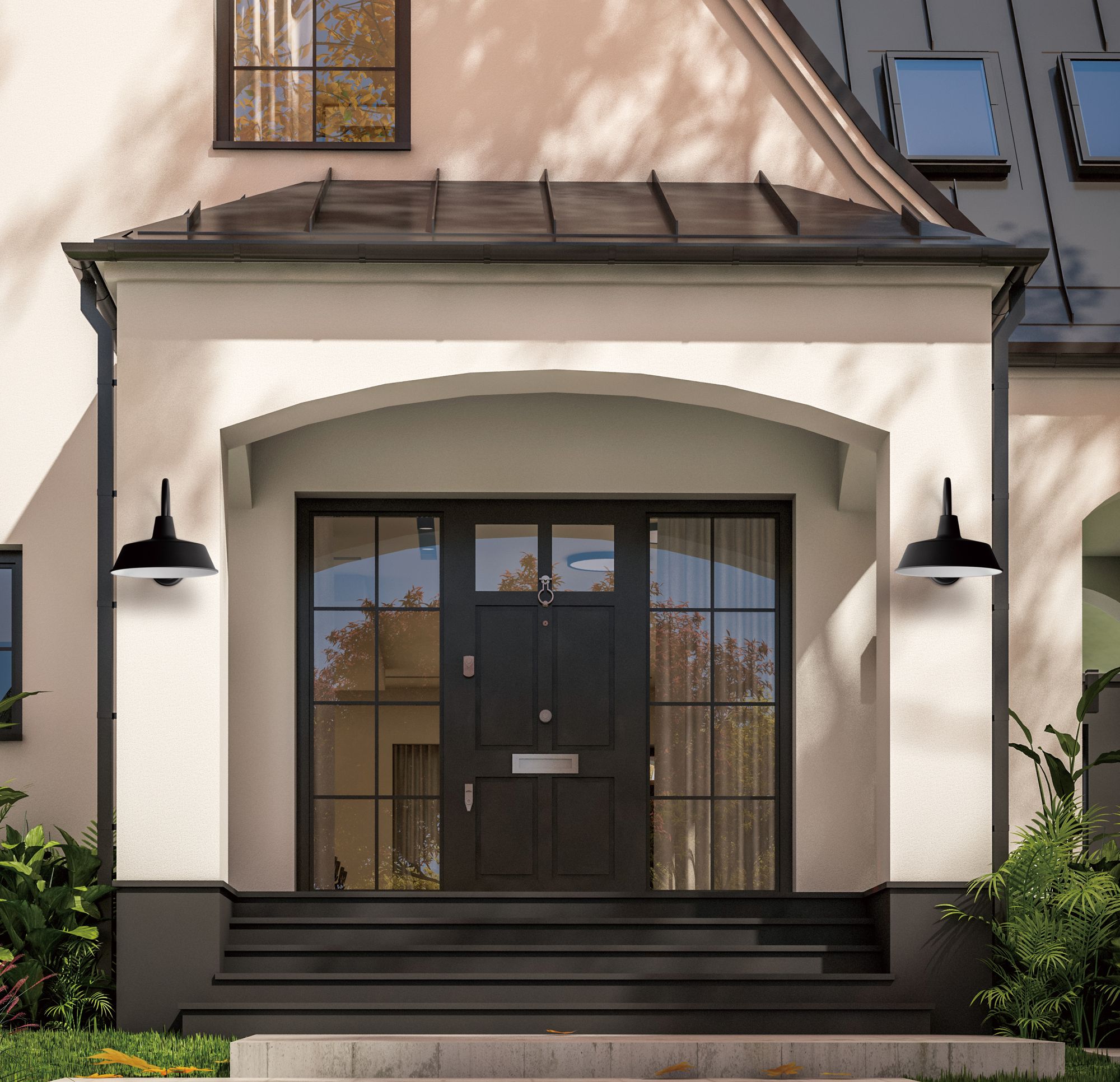 Image 5 Maxim Pier-M 14 1/4" High Industrial Black Outdoor Barn Wall Light more views