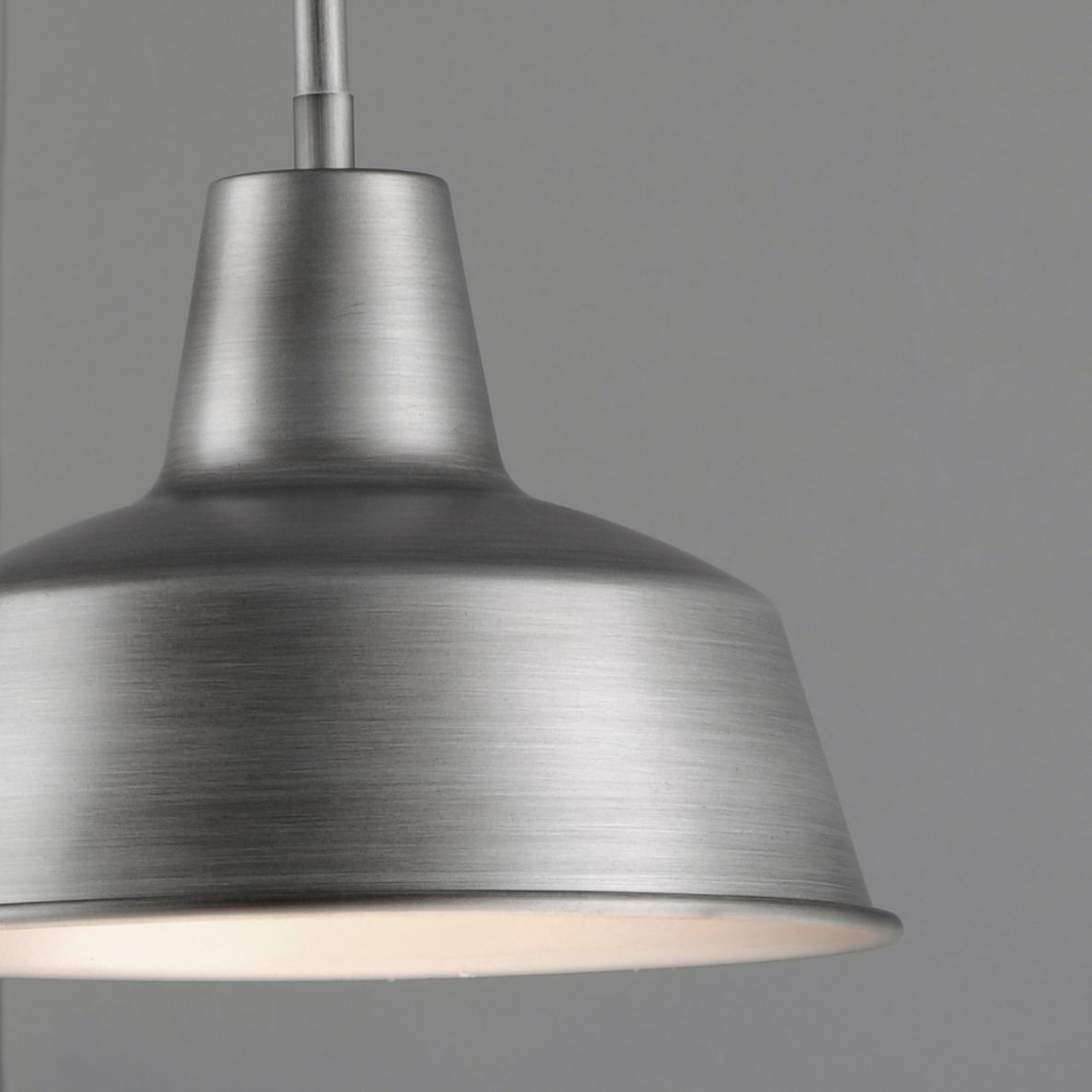 Image 5 Maxim Pier M 8" High Weathered Zinc Outdoor Hanging Light more views