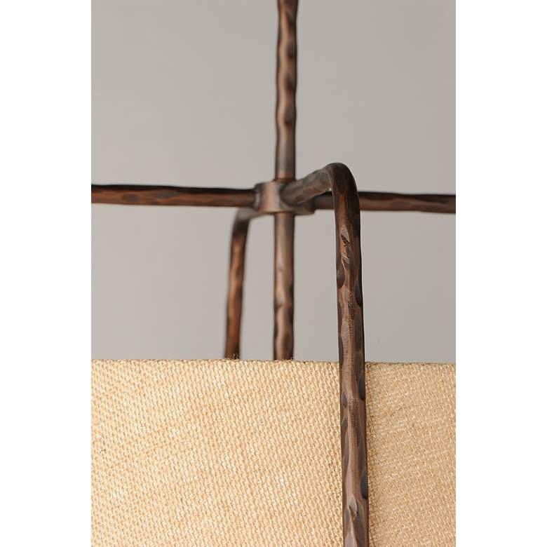 Image 3 Maxim Pitchfork 9 inch Wide Oil-Rubbed Bronze Mini Pendant Light more views