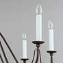 3_Maxim Plumette 36" Wide Chestnut Bronze 8-Light Chandelier more views