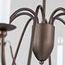 5_Maxim Plumette 36" Wide Chestnut Bronze 8-Light Chandelier more views
