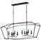 Maxim Plumette 48" Chestnut Bronze 8-Light Linear Pendant