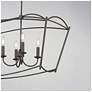 4_Maxim Plumette 48" Chestnut Bronze 8-Light Linear Pendant more views