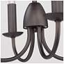 5_Maxim Plumette 48" Chestnut Bronze 8-Light Linear Pendant more views