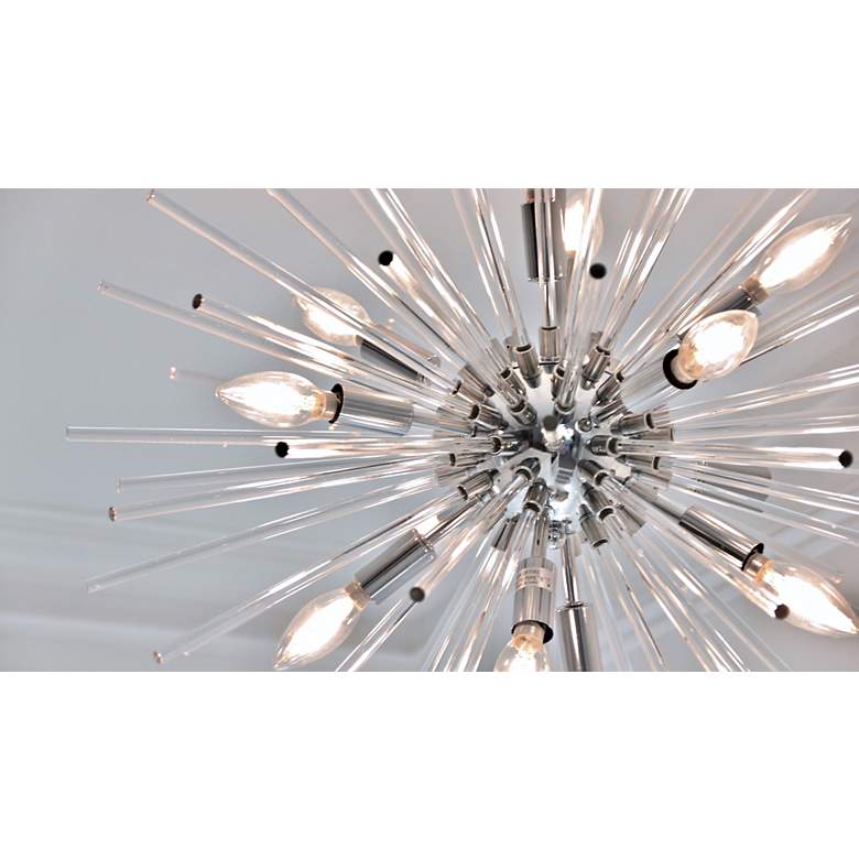 Image 3 Maxim Polaris 25 inch Wide Polished Chrome Modern Sputnik Pendant Light more views