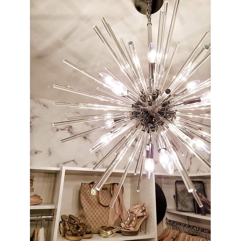 Image 4 Maxim Polaris 25" Wide Polished Chrome Modern Sputnik Pendant Light more views
