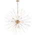 Maxim Polaris 37 1/2" High Satin Brass 16-Light Sputnik Pendant