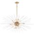 Maxim Polaris 40" Wide 16-Light Satin Brass Modern Sputnik Pendant