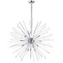 Maxim Polaris 40" Wide Modern Chrome Starburst Sputnik Pendant Light