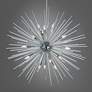 1_Maxim Polaris 40" Wide Modern Chrome Starburst Sputnik Pendant Light