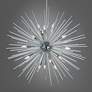 Maxim Polaris 40" Wide Modern Chrome Starburst Sputnik Pendant Light