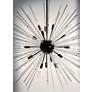 Maxim Polaris 40" Wide Modern Chrome Starburst Sputnik Pendant Light