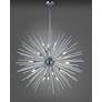 5_Maxim Polaris 40" Wide Modern Chrome Starburst Sputnik Pendant Light more views