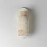 2_Maxim Pompeii 12" High Travertine/Oyster 1-Light Wall Sconce more views