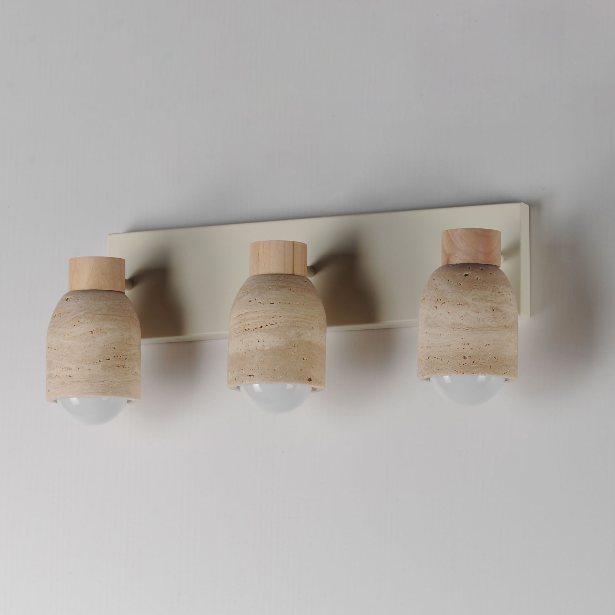 Image 4 Maxim Pompeii 21" Wide Travertine 3-Light Vanity Bath Light more views