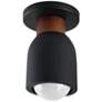 1_Maxim Pompeii 5" Wide Lava/Black 1-Light Ceiling Light