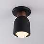 2_Maxim Pompeii 5" Wide Lava/Black 1-Light Ceiling Light more views