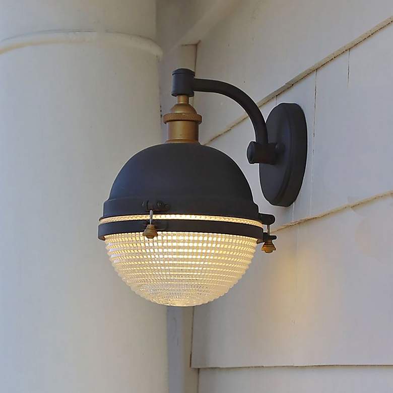 Image 2 Maxim Portside 13 1/2"H Oil-Rubbed Bronze Outdoor Wall Light