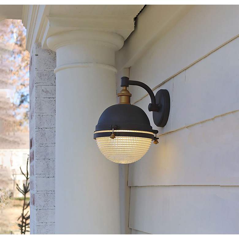 Image 7 Maxim Portside 13 1/2"H Oil-Rubbed Bronze Outdoor Wall Light more views